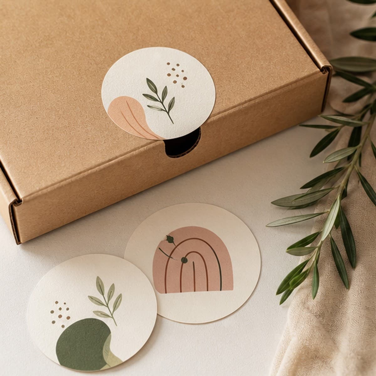 Custom This Way Up Labels printed sticker examples