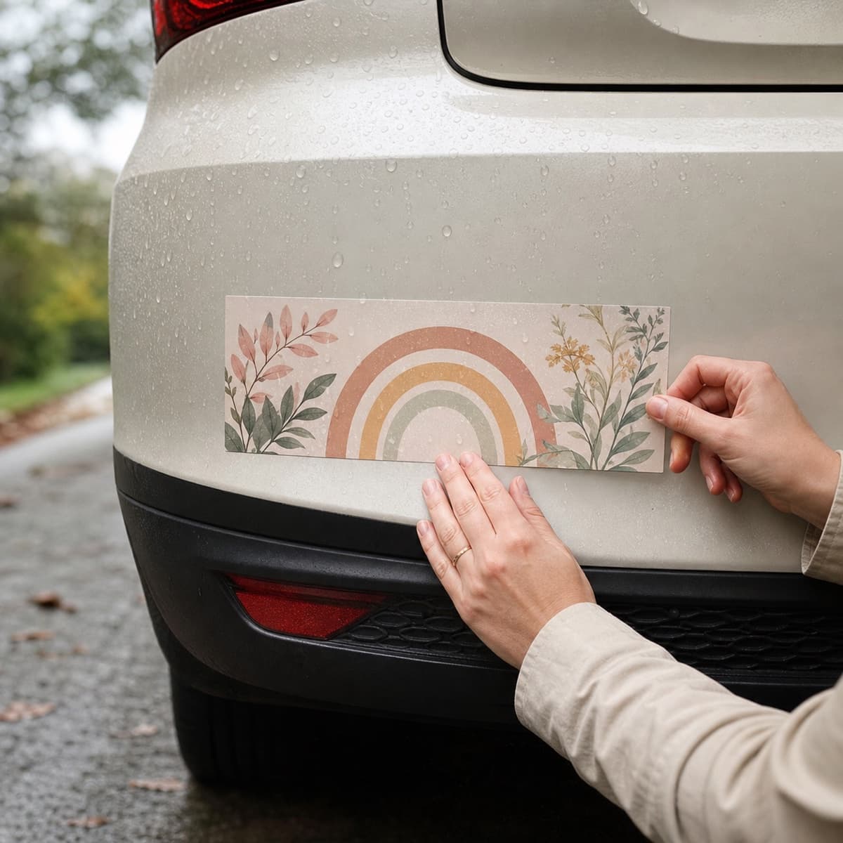 Custom Bumper Stickers product examples and finish