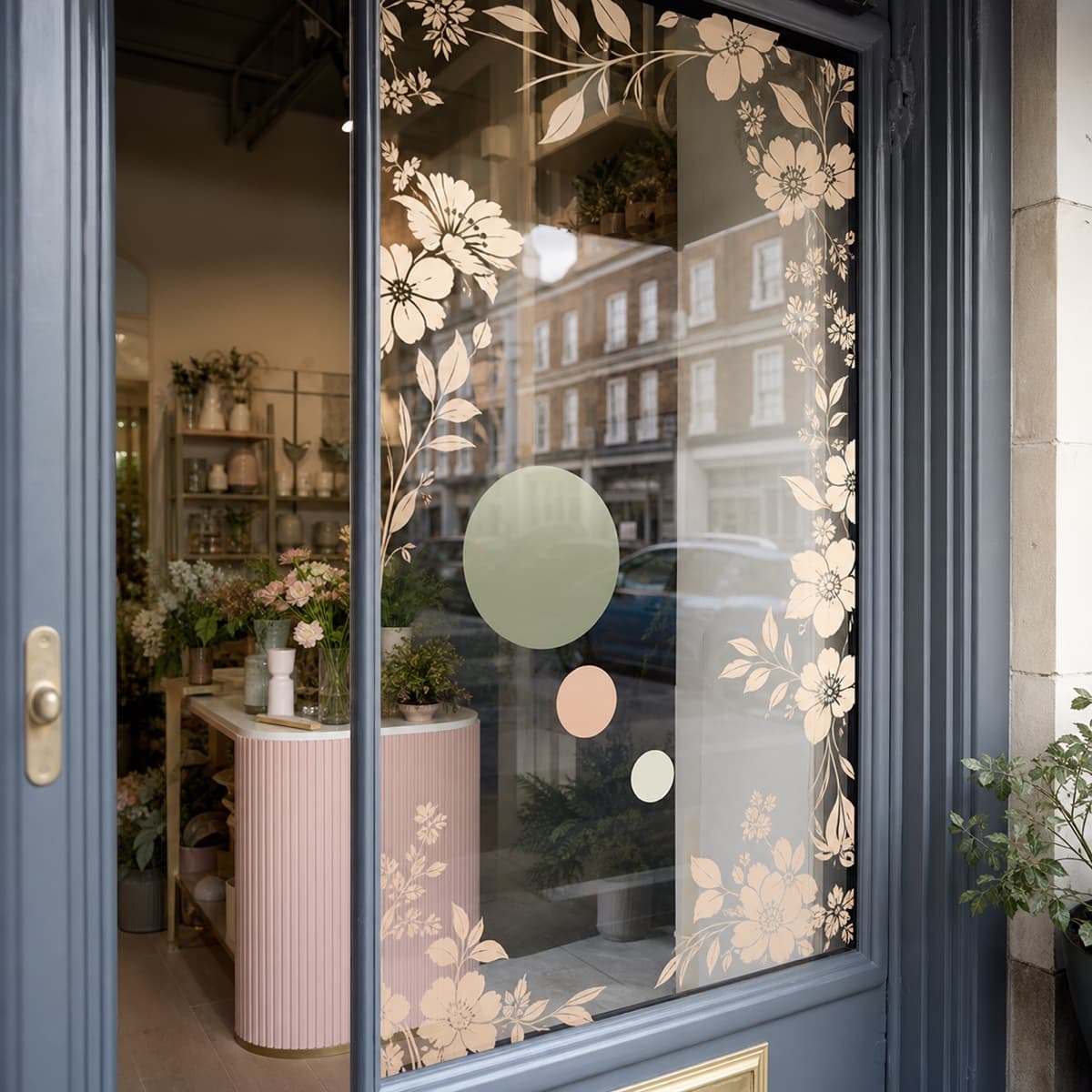 Custom Window Stickers product examples and finish