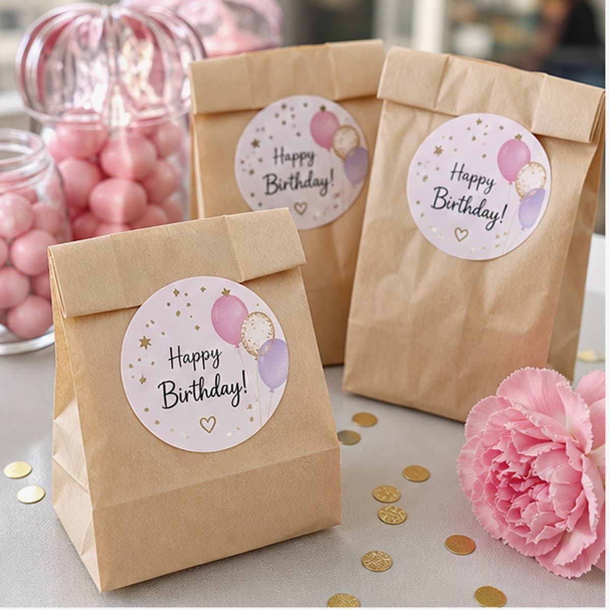 Custom Christmas Gift Label Stickers printed sticker examples