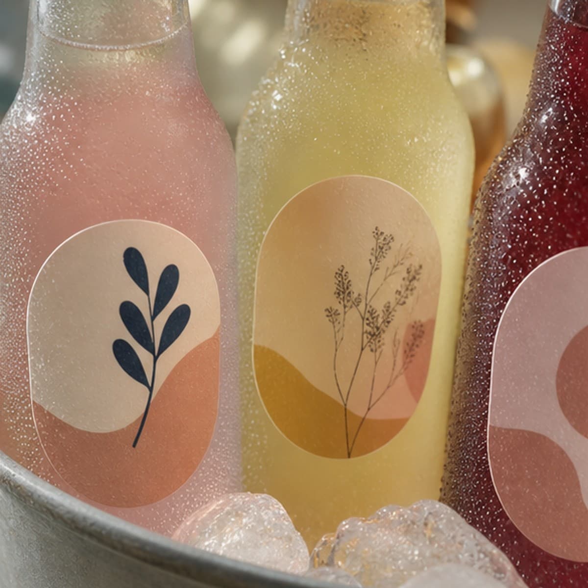 Custom Food Jar Labels printed sticker examples