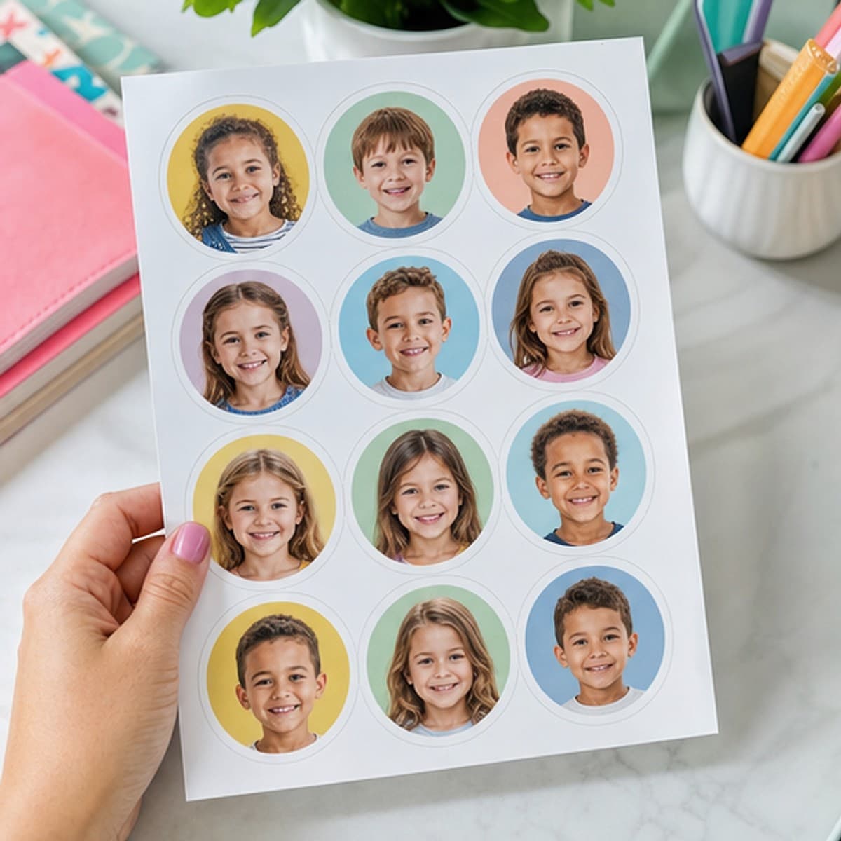 Custom Pet Photo Stickers printed sticker examples