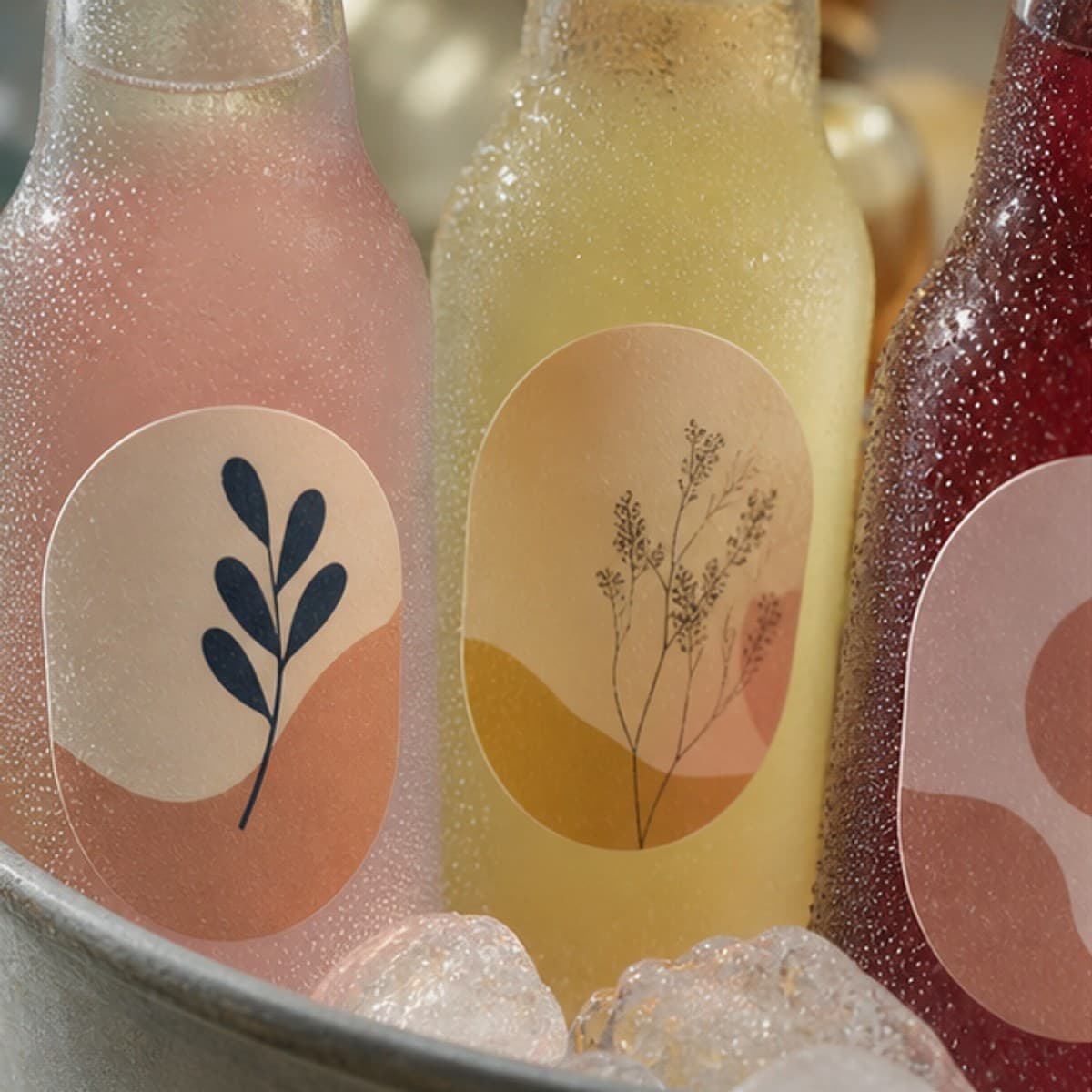 Custom Shampoo Bottle Labels printed sticker examples