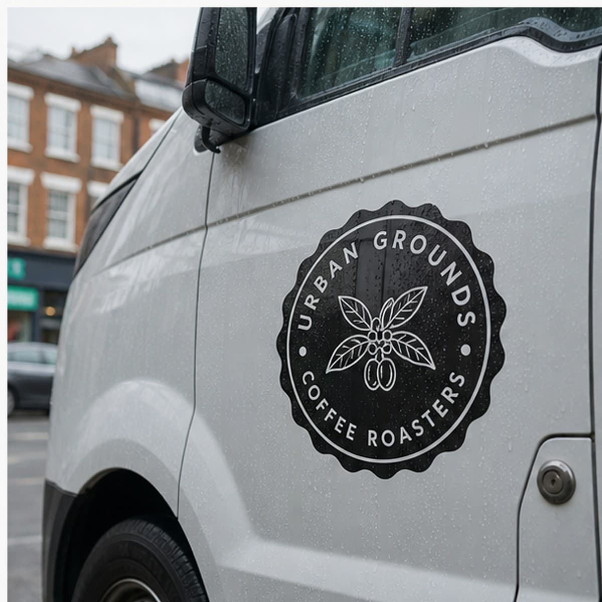 Custom Van Logo Stickers printed sticker examples