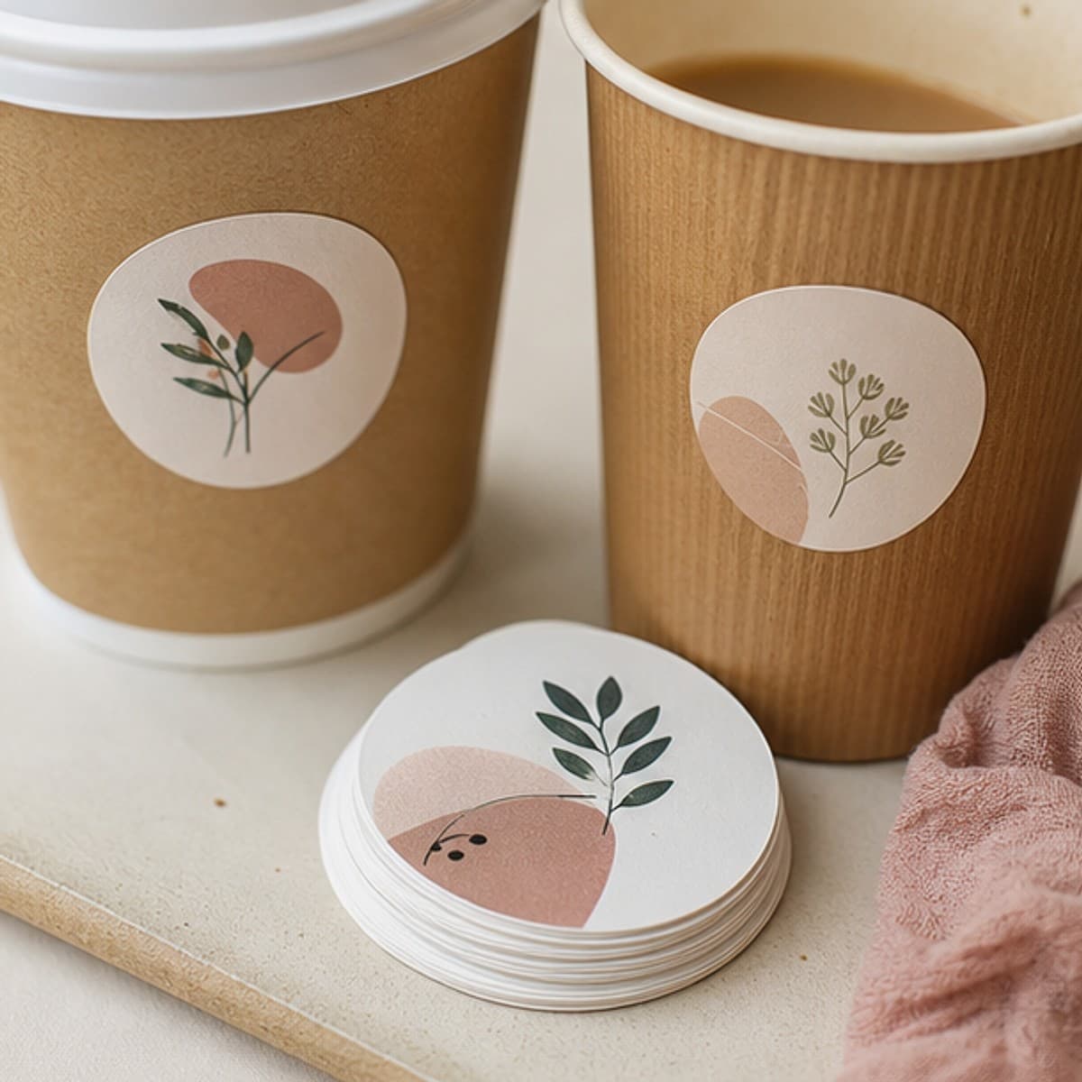 Custom QR Code Stickers printed sticker examples