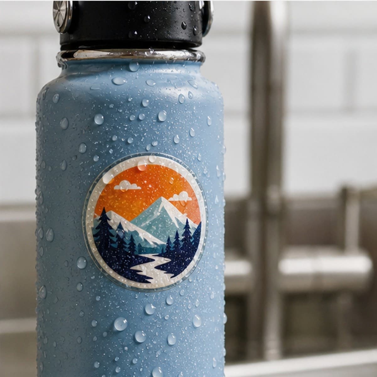 Waterproof Barcode Labels printed sticker examples