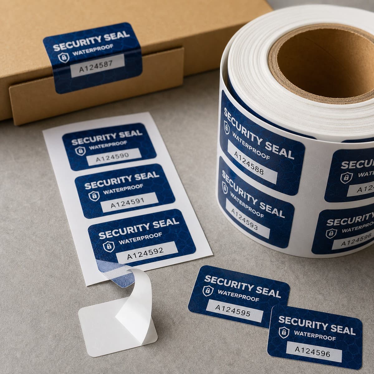 Waterproof Security Seal Stickers printed sticker examples