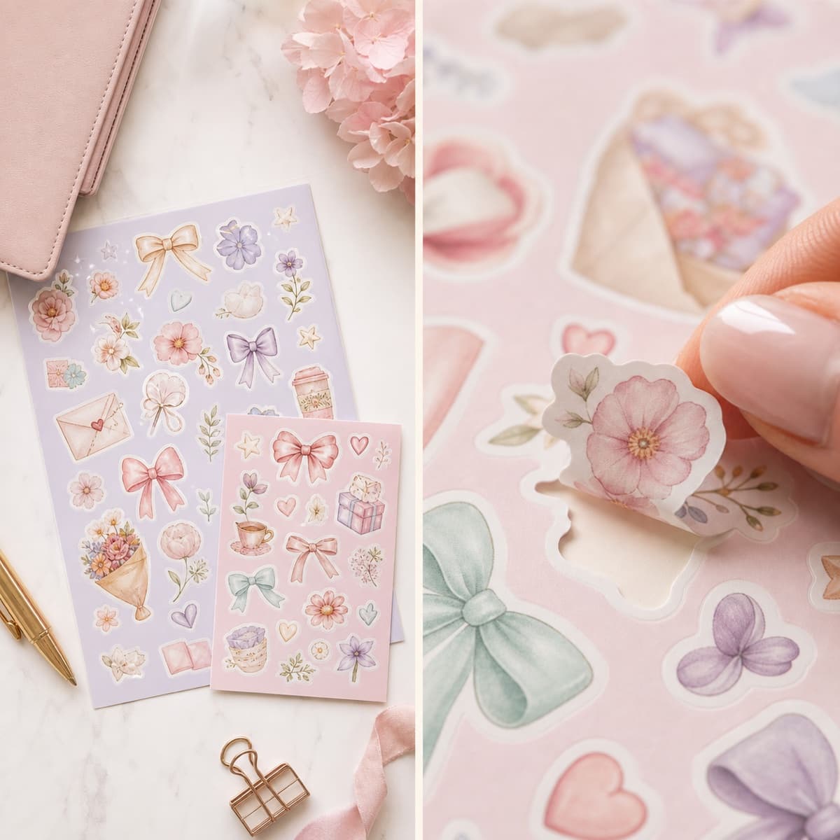 Custom Personalised Planner Stickers example for names, routines, appointments and personal organisation