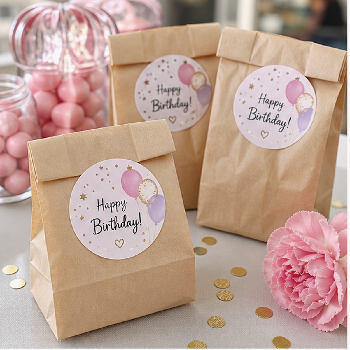 Custom Christmas Gift Label Stickers printed sticker examples