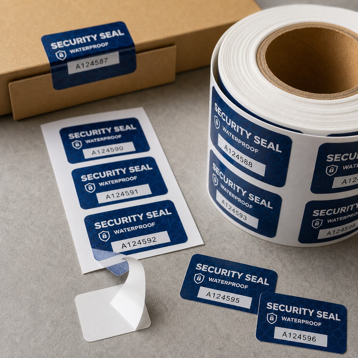 Waterproof Security Seal Stickers printed sticker examples