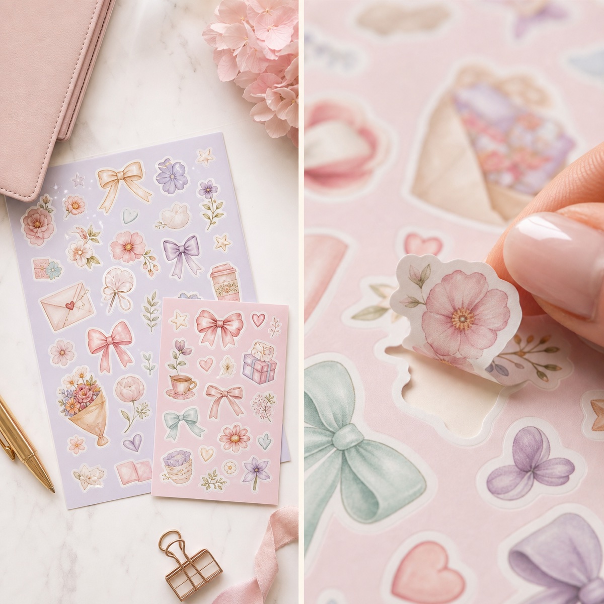 Custom Personalised Planner Stickers example for names, routines, appointments and personal organisation